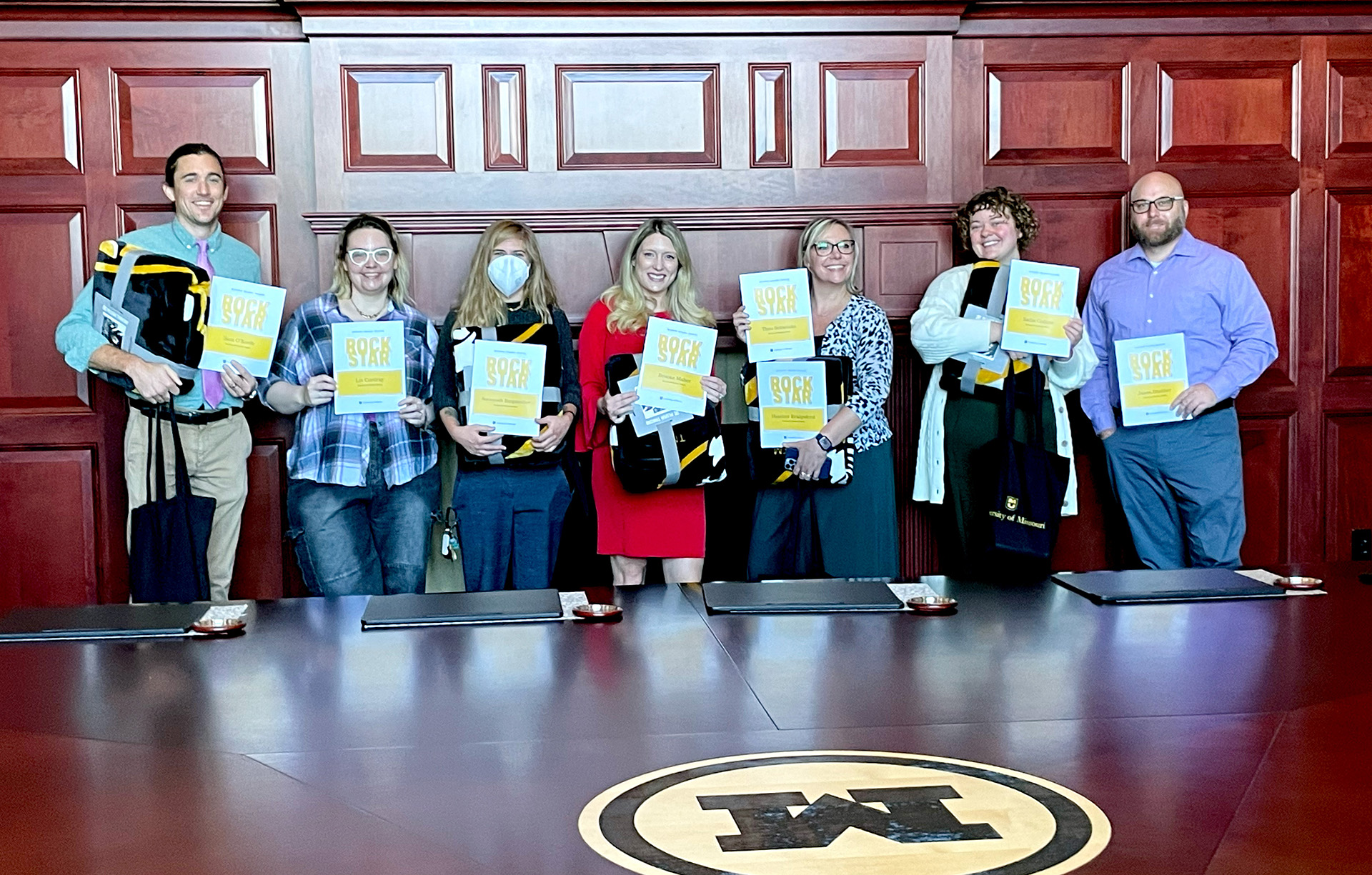 Brand Wagon winners from the office of student affairs