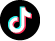 Black TikTok social media icon