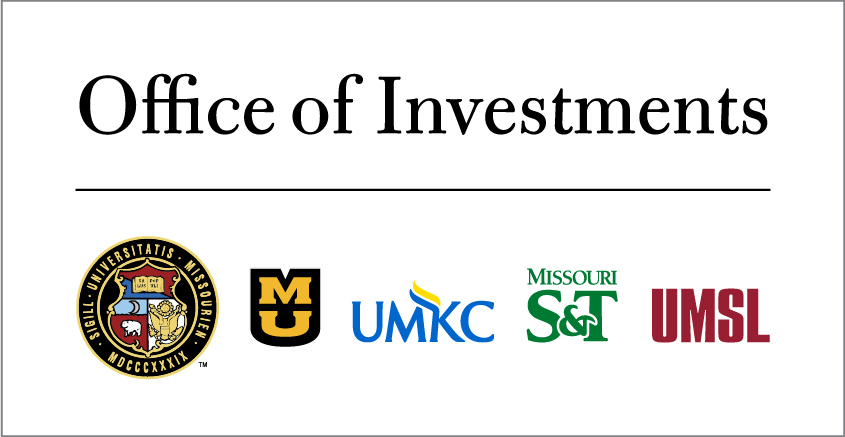 Example of lockup of unit name followed by a black line and the alternate UM System logo lockup below. 