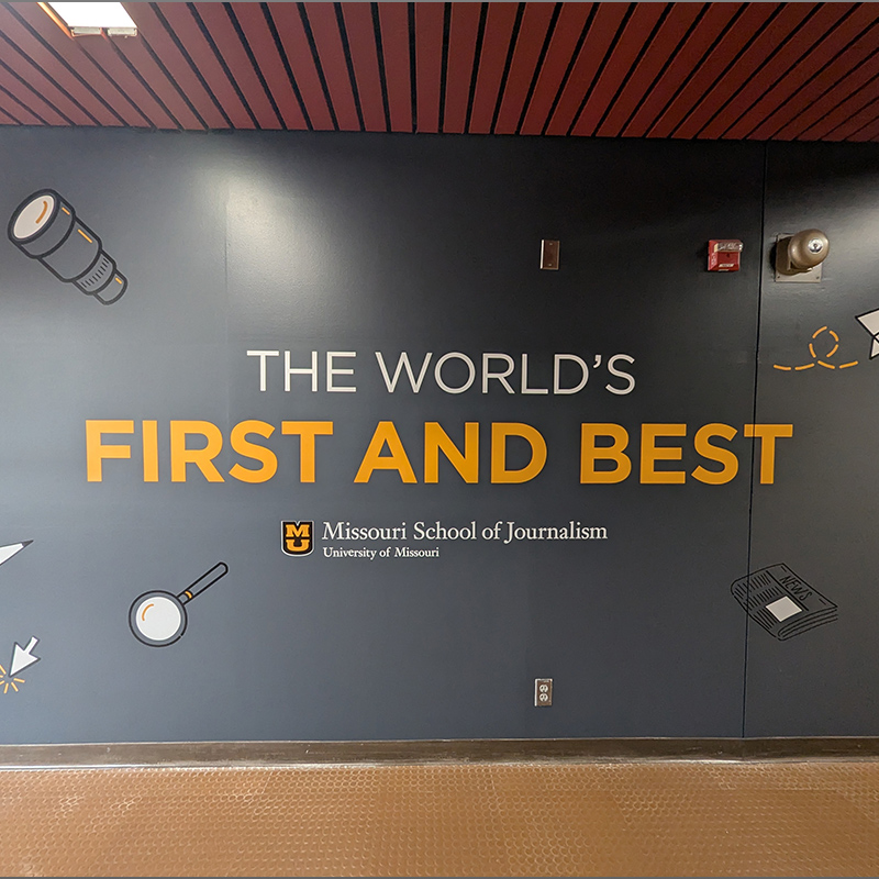 Wall vinyl "The World's First and Best".