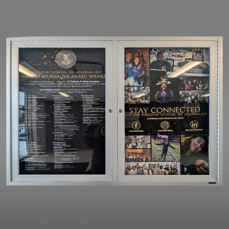 Promotional signage.