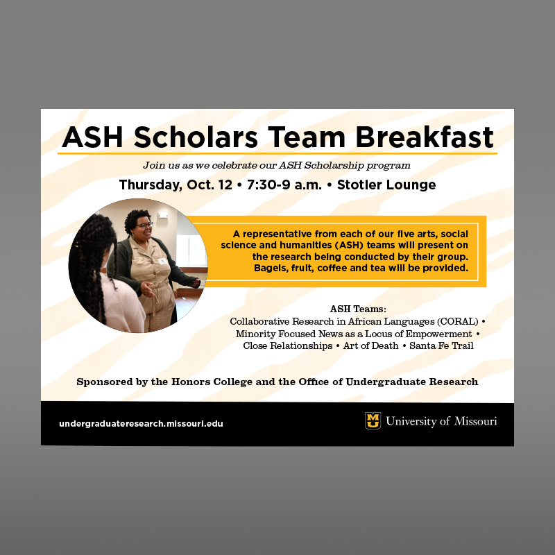 ASH Scholars Team Breakfast LED