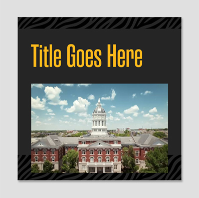 Bold headline with inset video.