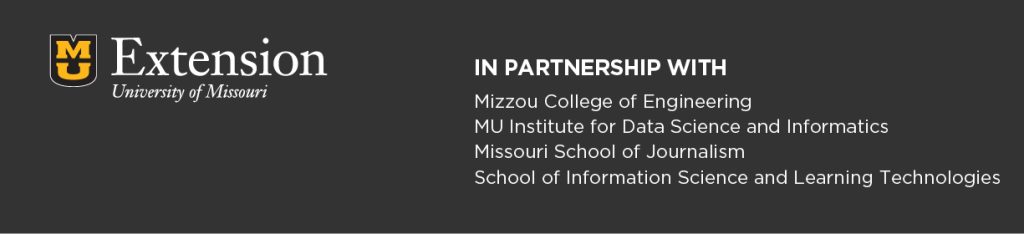 Example flyer footer with campus partners.