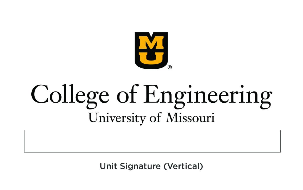Stacked MU mark with "College of Engineering" and "University of Missouri" beneath.